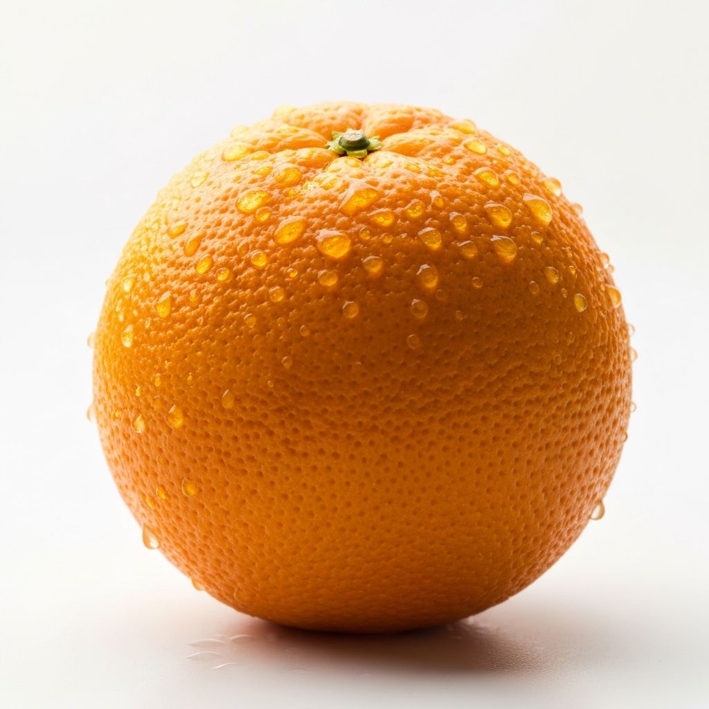 Fresh orange representing vitamin D sources